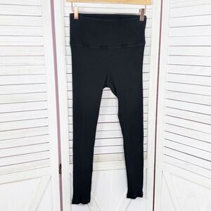 Pink by Victorias Secret Ribbed Knit Leggings Black Medium